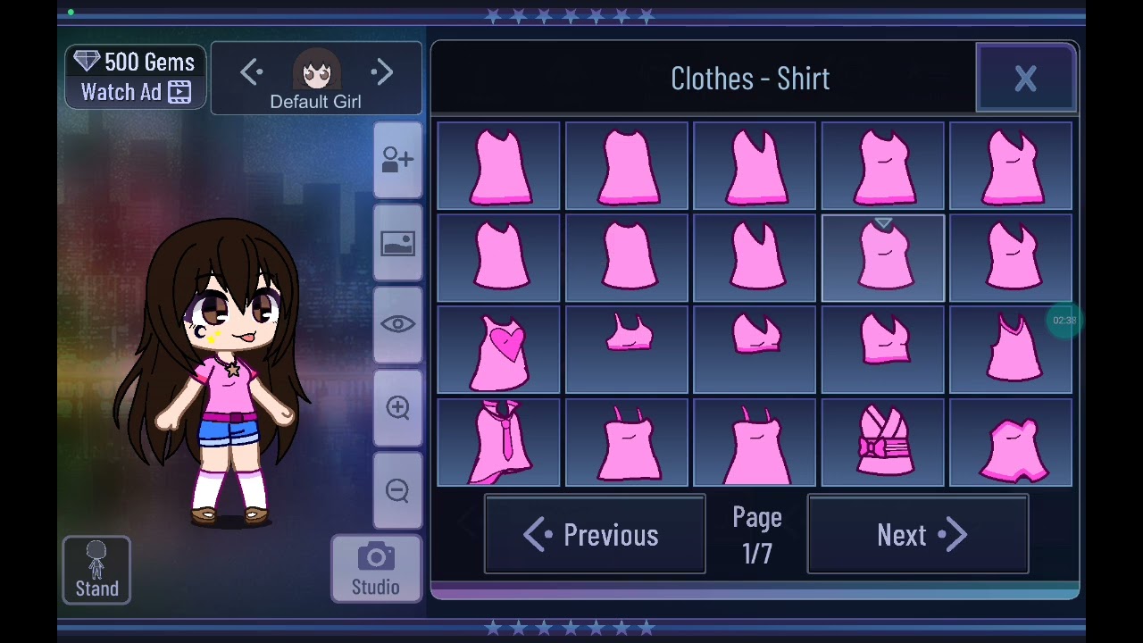 Criando minha oc de gacha club