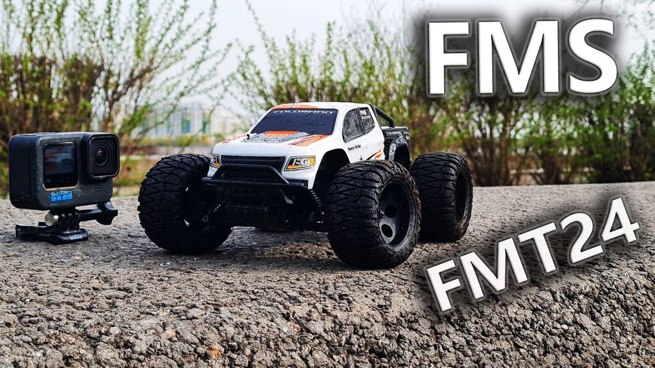 Летний тест бешеного монстра 1/24 ... FMS FMT24 Chevrolet Colorado 4x4