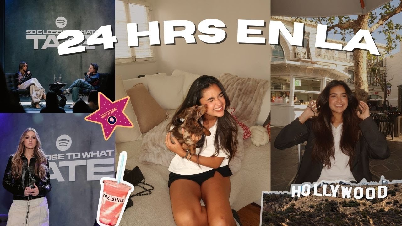 Un d&iacute;a siendo una LA girl! Vlog evento de Tate Mcrae en los LOS ANGELES.... - XIME PONCH