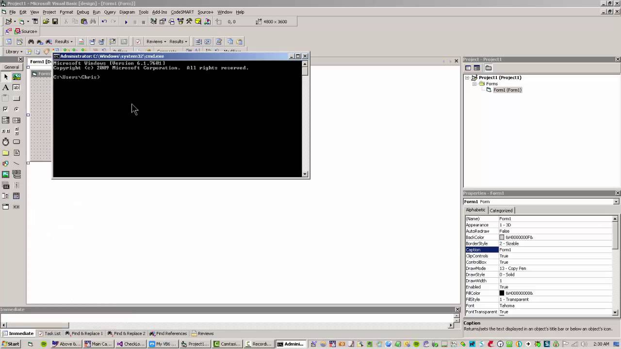 Registering OCX components within VB6 IDE