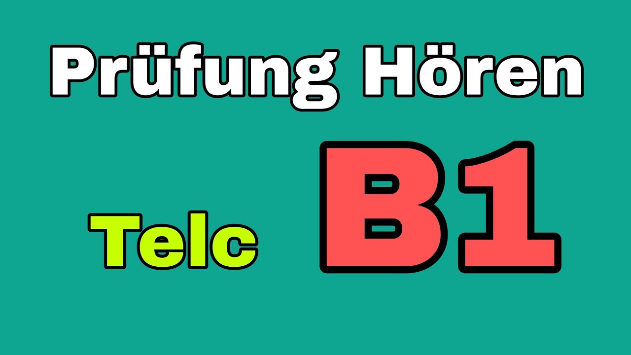Prüfung Telc Hören Deutsch B1-B2 +Beruf 👍😊😍👌