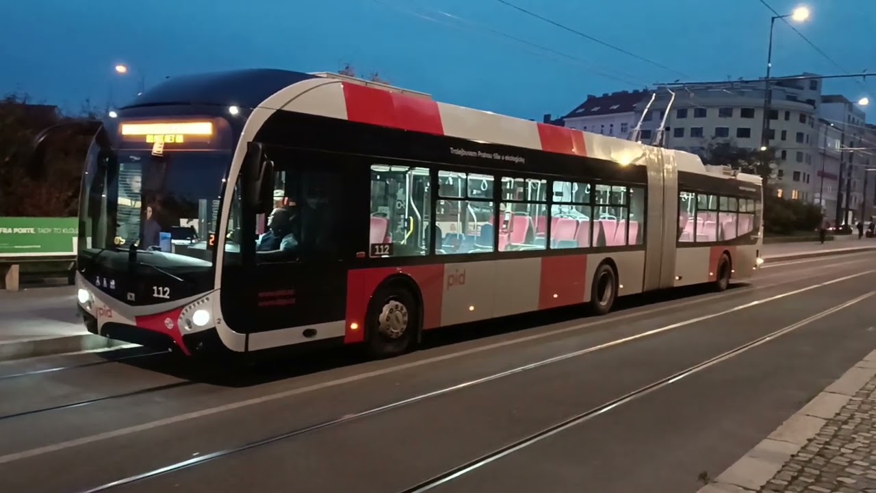 TROLEJBUSY Praha SOR TNS18 linka 58