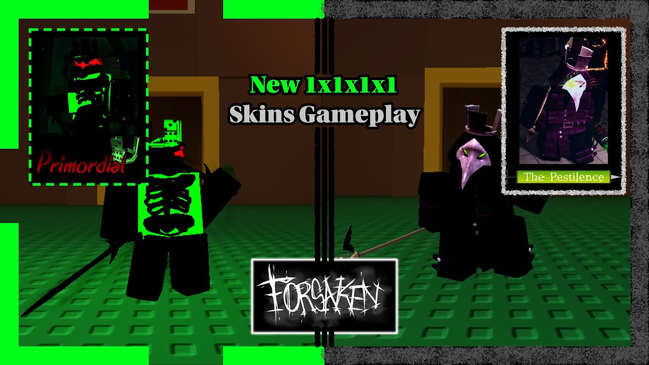 New 1x1x1x1 Skins Gameplay | Forsaken Video 3