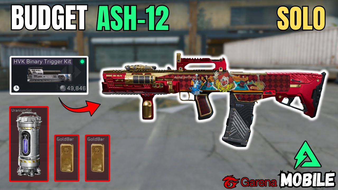 (Solo Squad) I Made MILLIONS With This 400K ASH-12 Build 😱 | Garena Delta Force
