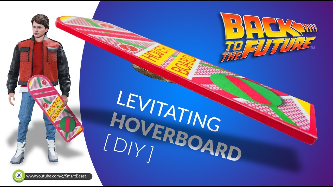 How to make levitating HOVERBOARD - Marty Mcfly Board