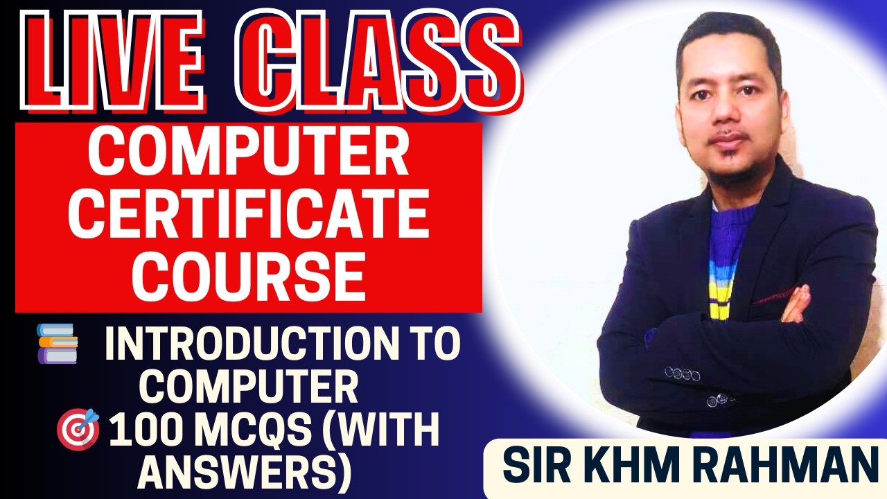 ⭐ Introduction to Computer🎯100 MCQs (With Answers)- #ccc #cccmcq #mcq #manipurstudents #cccliveclass