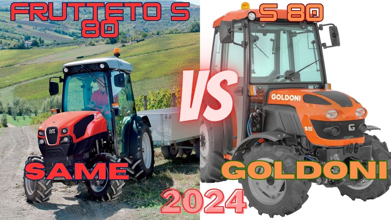 SAME FRUTTETO S 80 VS GOLDONI S 80 #tractor #top #same #goldoni