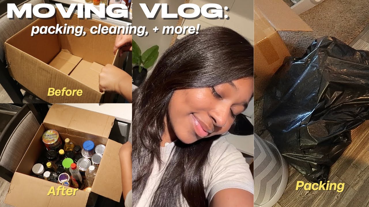 ☆ moving vlog episode 2 ☆ | packing, cleaning, + more!