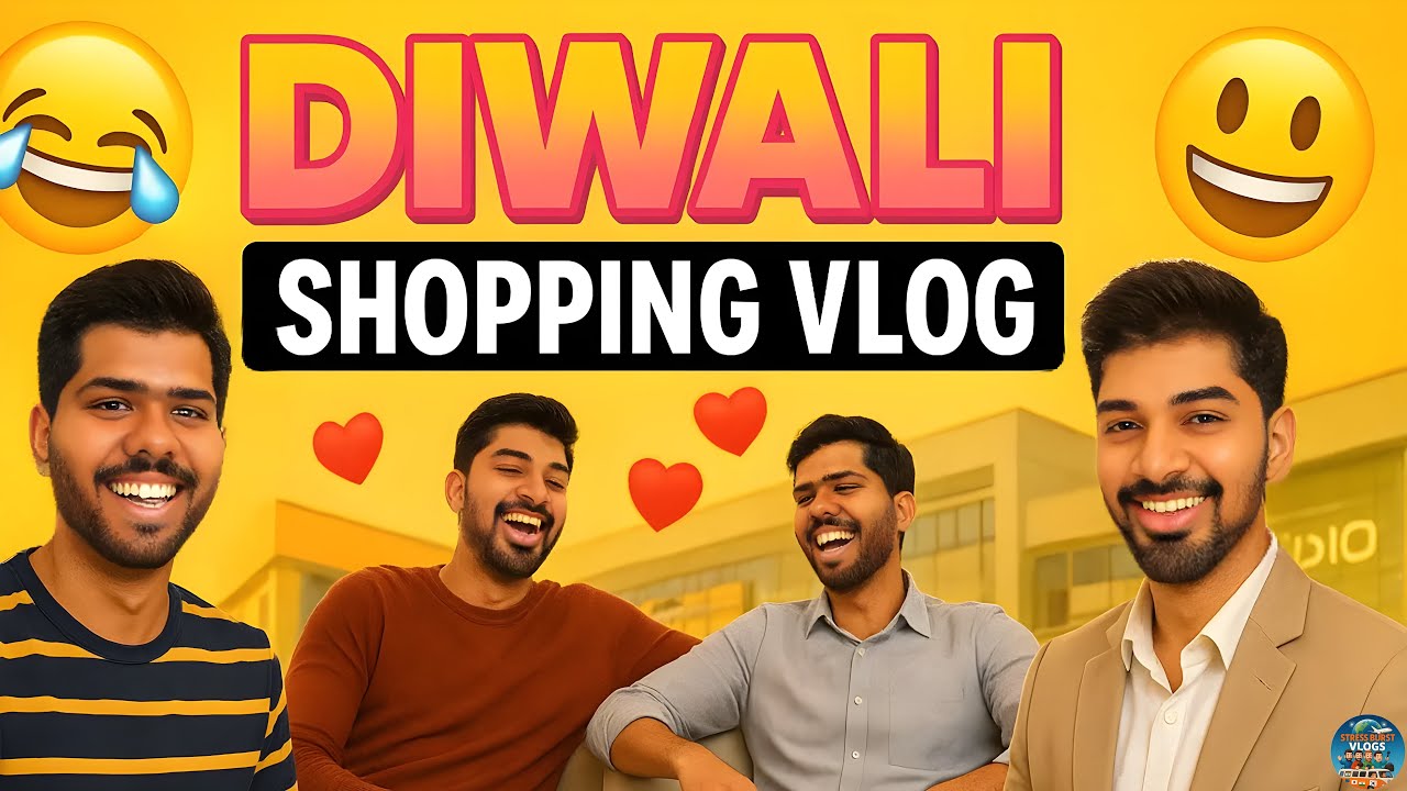 Dress எடுத்திட்டு வர சொன்னா Game ஆடிட்டு இருக்கானுங்க🤦🏻‍♂️🎮 | Festival Shopping | Stress Burst Vlogs