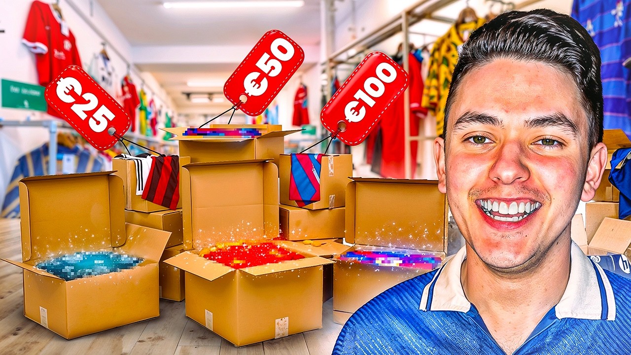 I Bought 7 Insane Football Shirts for ONLY &euro;350...