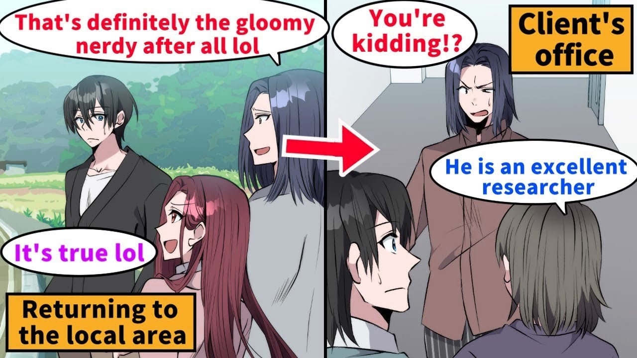 【Comic Dub】He Used To Mock Me At School… But When I Walked In With the Client, His Face Went Pale.