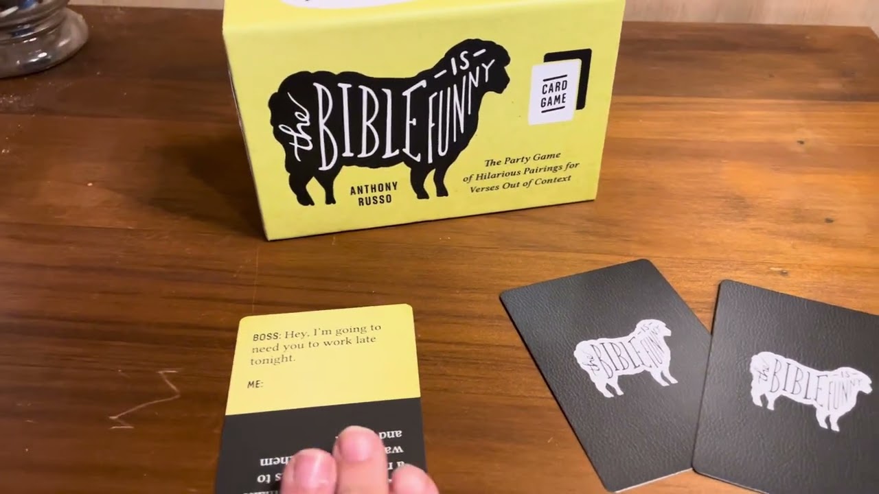 The Bible Is Funny Card Game Review & Overview | Is It Right for You?