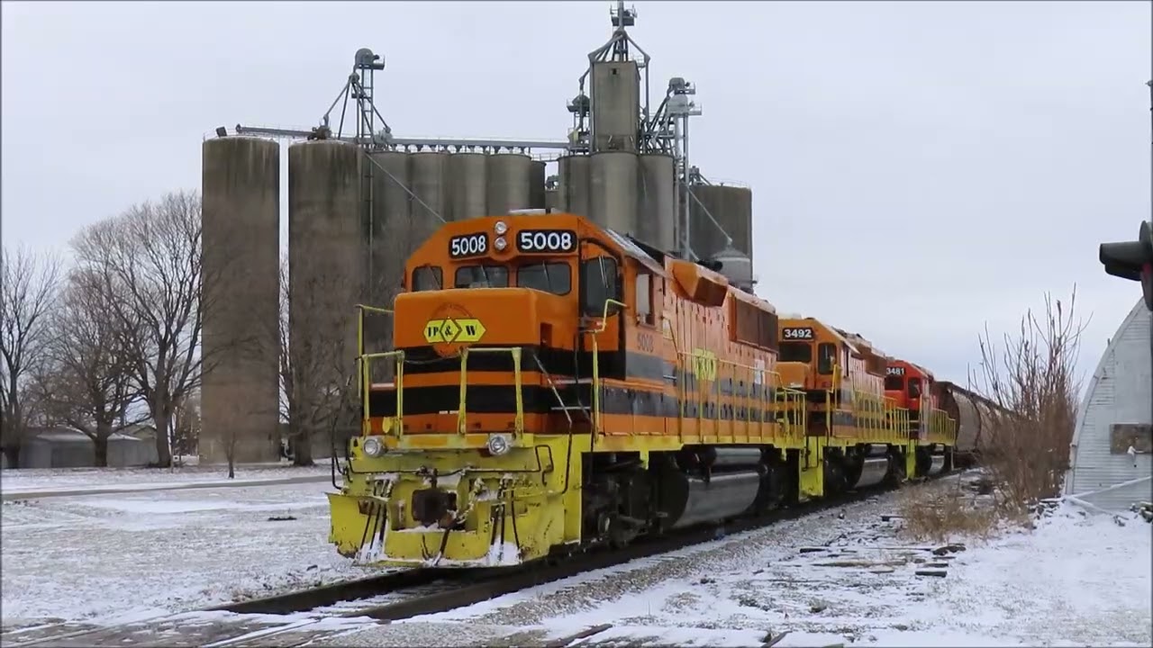TP&W M-Train at Cruger/Secor/El Paso, IL - Jan. 11, 2026