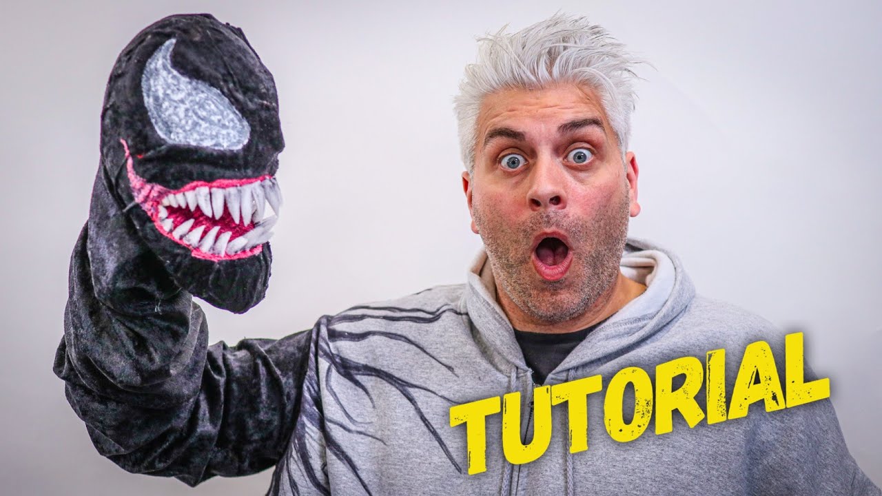 How To Make a VENOM Costume for HALLOWEEN!!!
