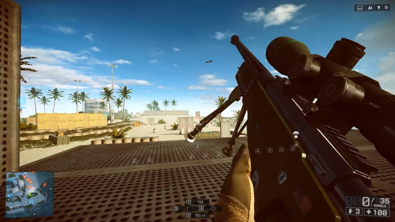 Warsaw Revamped BF4 - [WCHB] Mod - Preview of Sniper Rifles Gunplay