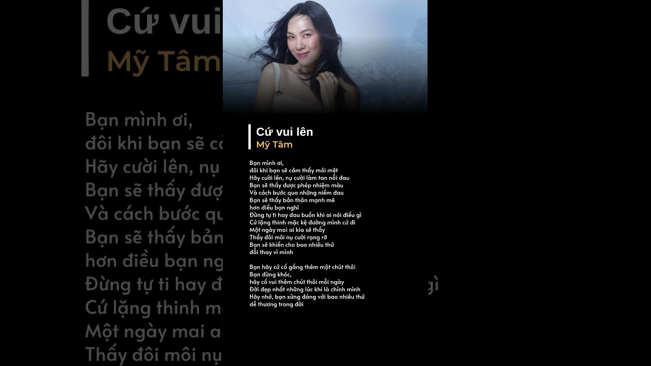 Cứ vui l&ecirc;n - Mỹ T&acirc;m #cuvuilen # nhachay #xuhuong