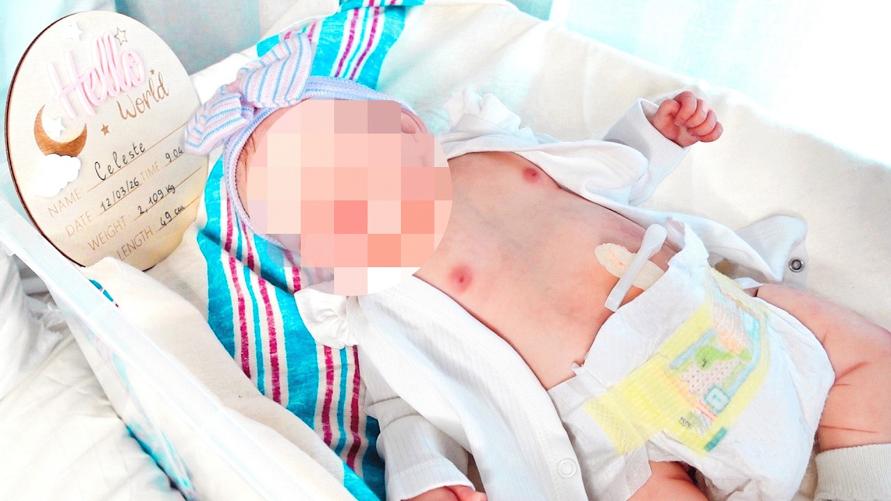 Ep. 10 😱 È NATA! 👶🏻 Vi presento BABY CELESTE 🩵 Dopo il PARTO Box Opening Reborn