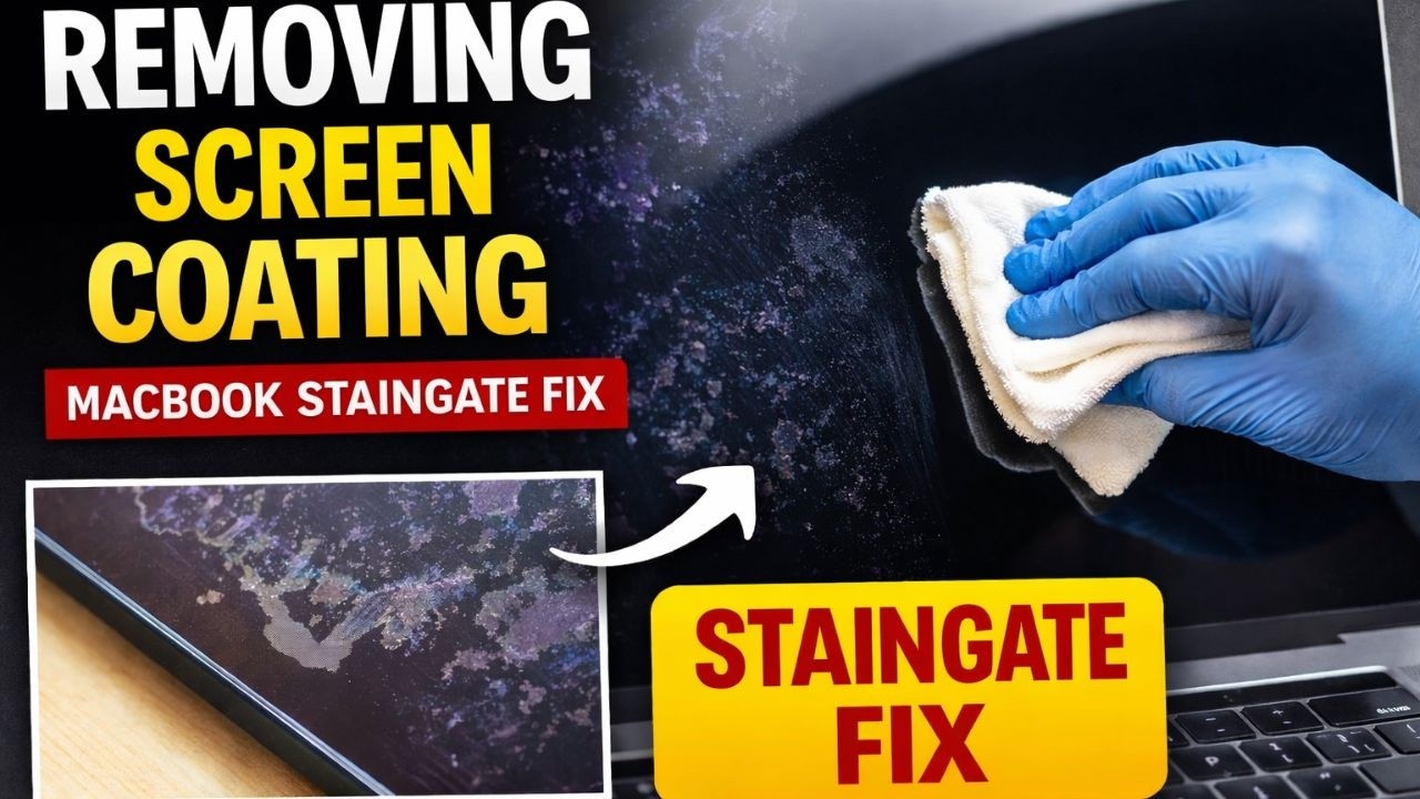Fixing MacBook Screen “Staingate” – Removing the Anti-Reflective Coating