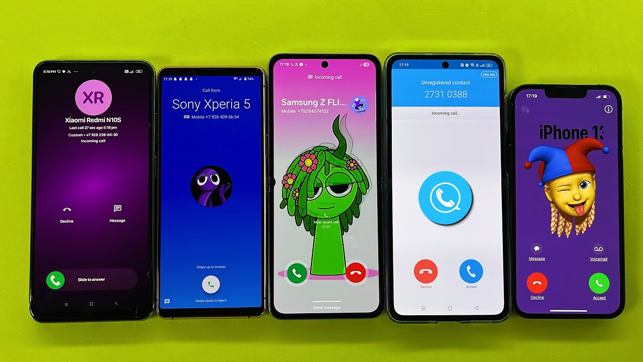 Madness Call IPhone 13 Pro, Samsung Z Flip 3, OPPo Flip, Sony Xperia 5, Xiaomi Redmi N10S 