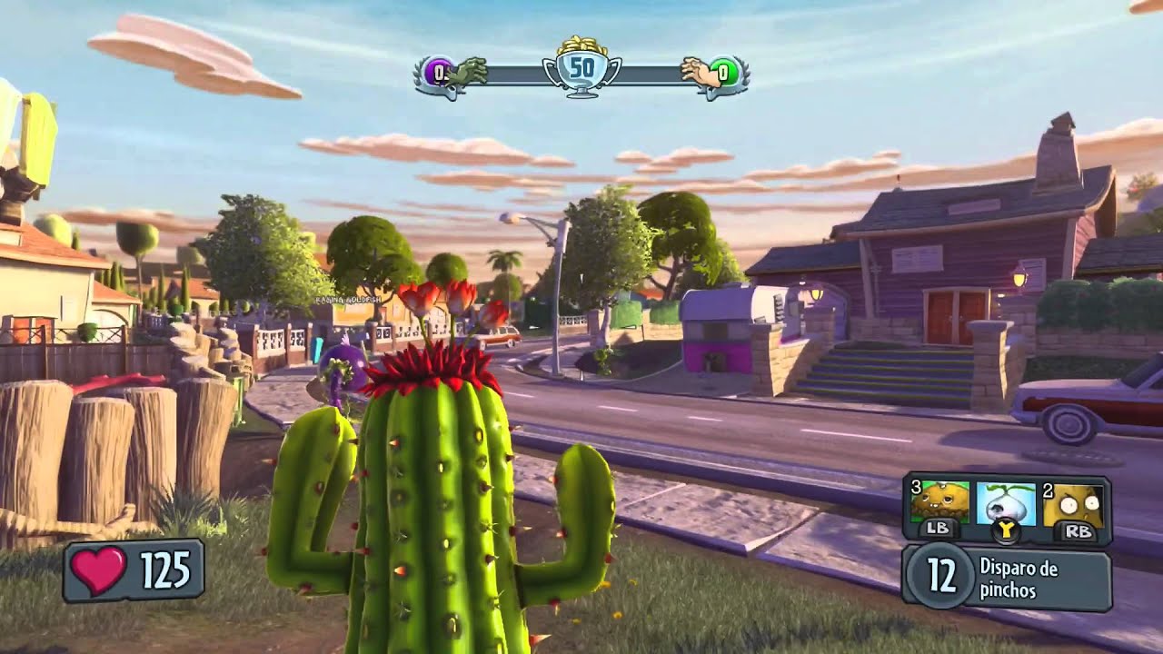 Gran Cactus, Mejor Planta!! | PLANTAS VS ZOMBIES: GARDEN WARFARE | Duelo Por Equipos (XBOX ONE)
