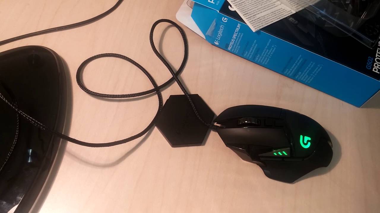 Logitech G502 Proteus Spectrum Unboxing+Setup+Review