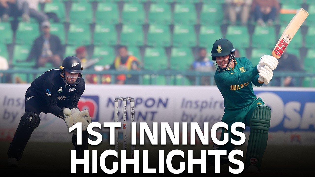 1st Innings Highlights | New Zealand vs South Africa | 2nd ODI | Tri-Nation Series 2025 | PCB |M3J1K