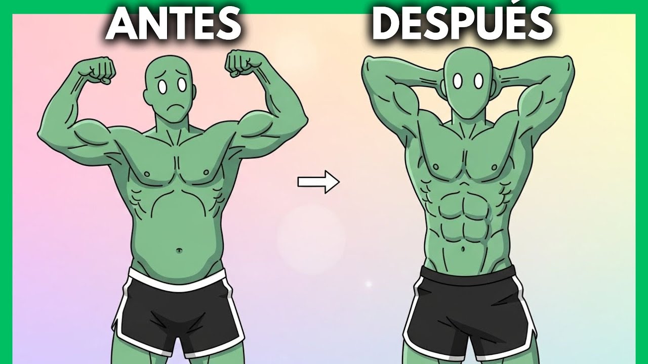 Cómo marcar el abdomen sin ir al GIMNASIO (Garantizado) 🏠💪