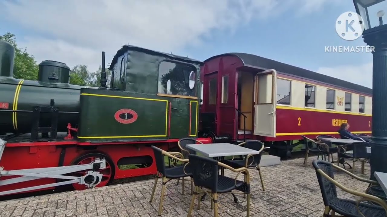 Steam train, Netherlands | Stoomtrein, Goes, Zeeland | Kereta uap, Belanda - 8K