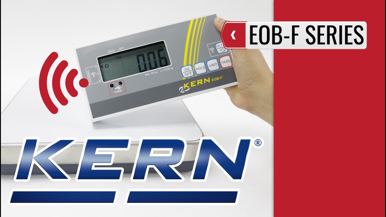 KERN EOB-F - Veterinary Platform Scale (product video presentation)