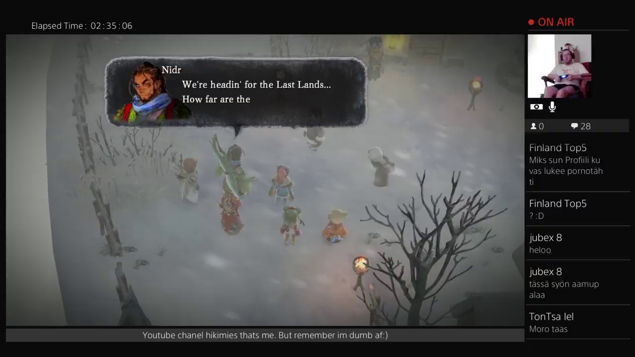 nemothegod's Live playing an RPG. I am setsuna. Part 4.