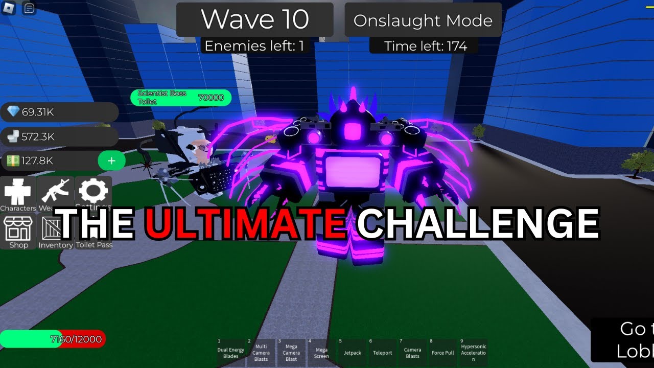 TRI-TITAN 2.0 VS ONSLAUGHT MODE?! (Super Toilet Brawl)