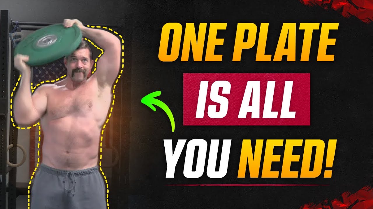 One Plate: Full Body Gains! 100 Rep Weight Plate Finisher