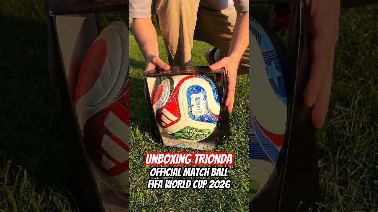 FIFA World Cup 2026 Unboxing Official Match Ball Pro Trionda - Adidas review JD8021