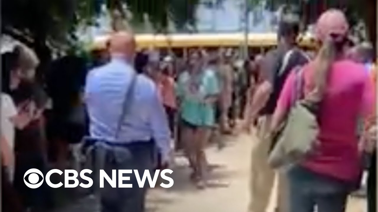 Parents reunite with children following deadly mass shooting in Texas