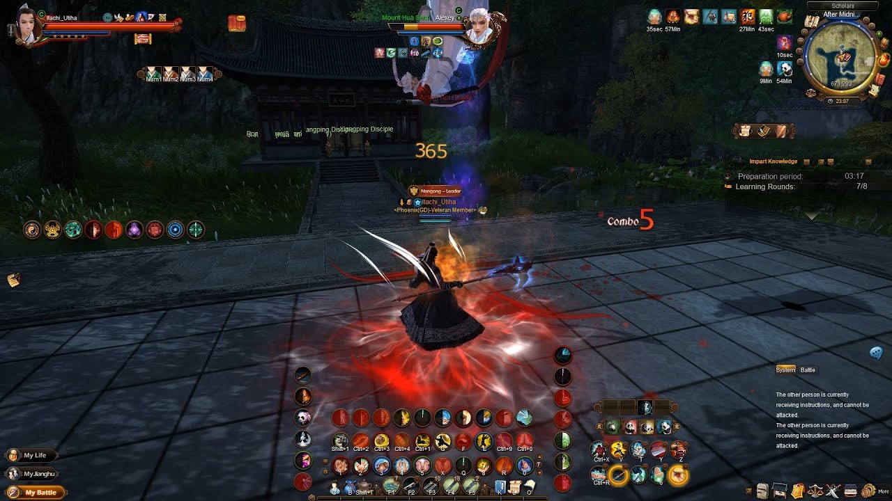 Age of Wushu: destroying enemies in a fun, retards alexey and gei clab + 