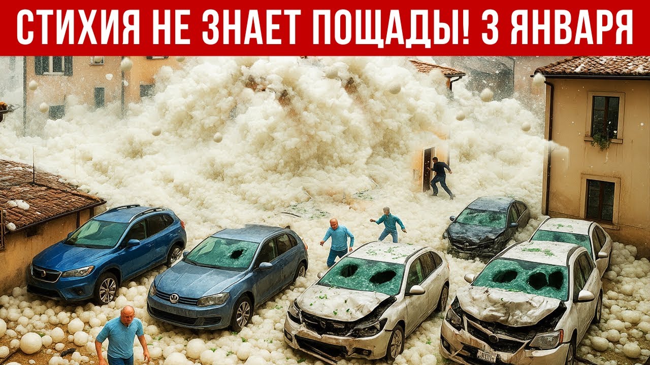 Новости Сегодня 03.01.2026 - Катаклизмы сегодня, ЧП, События дня |  Россия Китай США Европа Индия