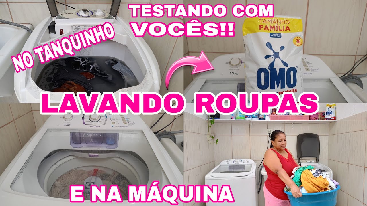 LAVANDO ROUPAS COM SABÃO OMO TAMANHO FAMÍLIA |TESTEI SABÃO EM PÓ LAVAGEM PERFEITA ECOLÓGICA É BOM?