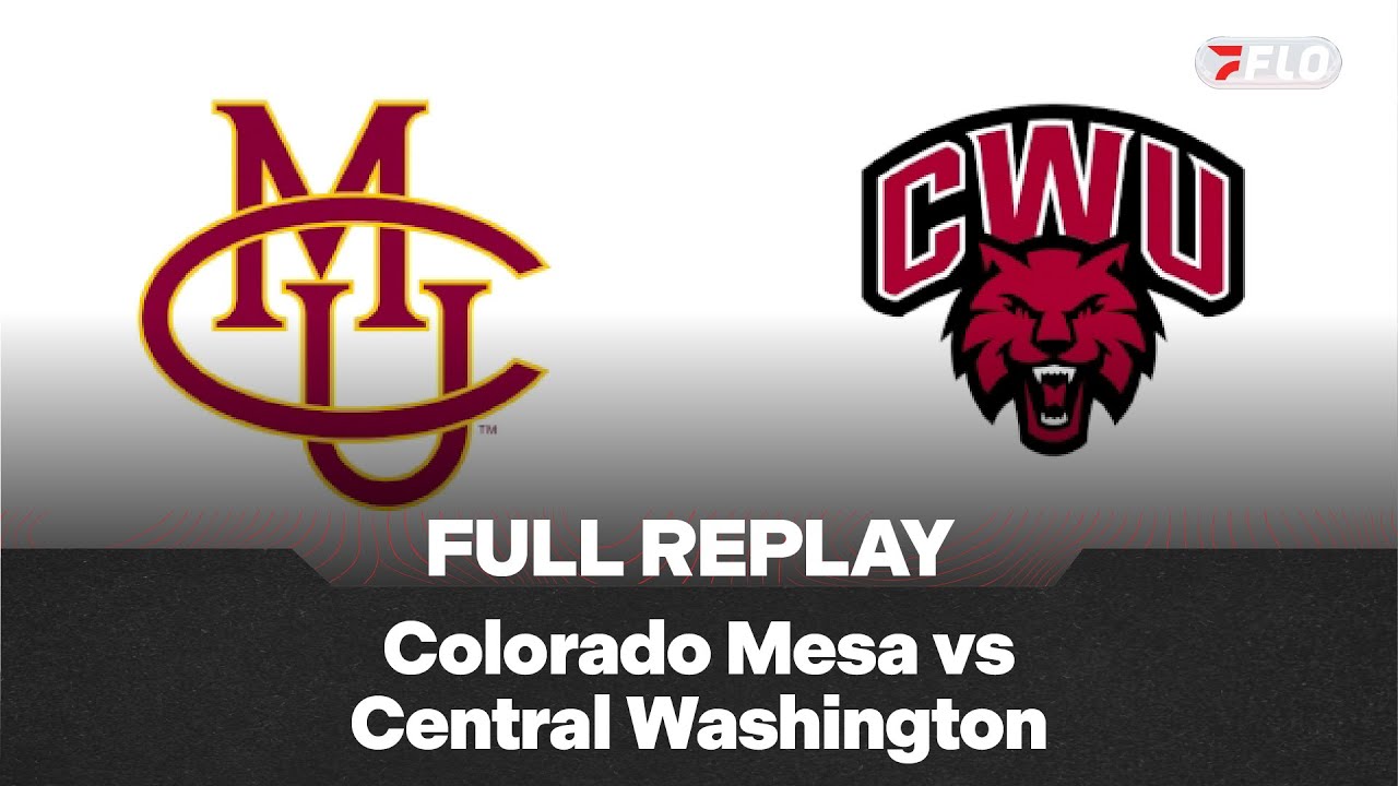 Colorado Mesa vs Central WashIngton Football Game Replay | 2025 D2 Football