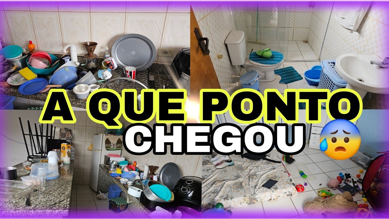 3 DIAS SEM ARRUMAR A CASA /OLHA COMO FICOU