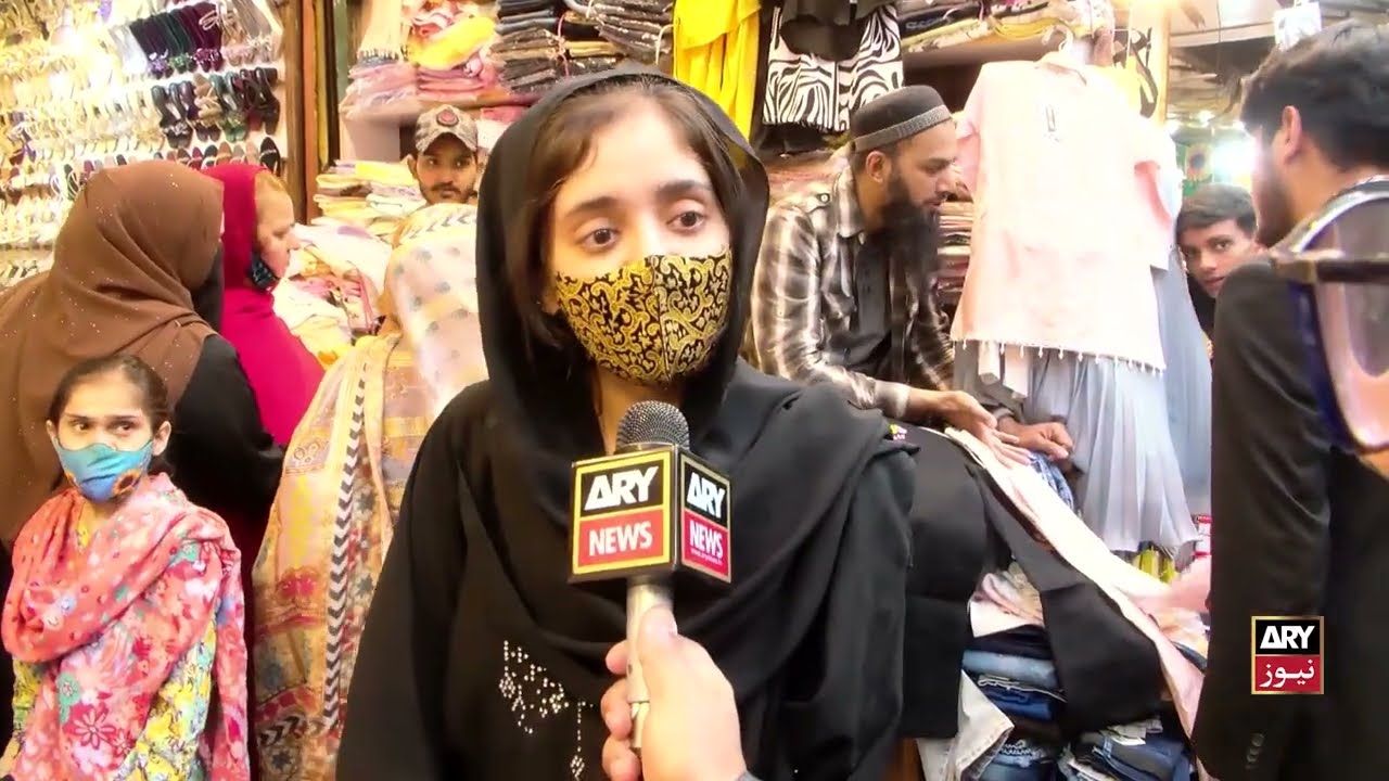Anarkali Bazar Mein Khawateen Aur Mardun Mein Shopping Ka Muqabla - watch
