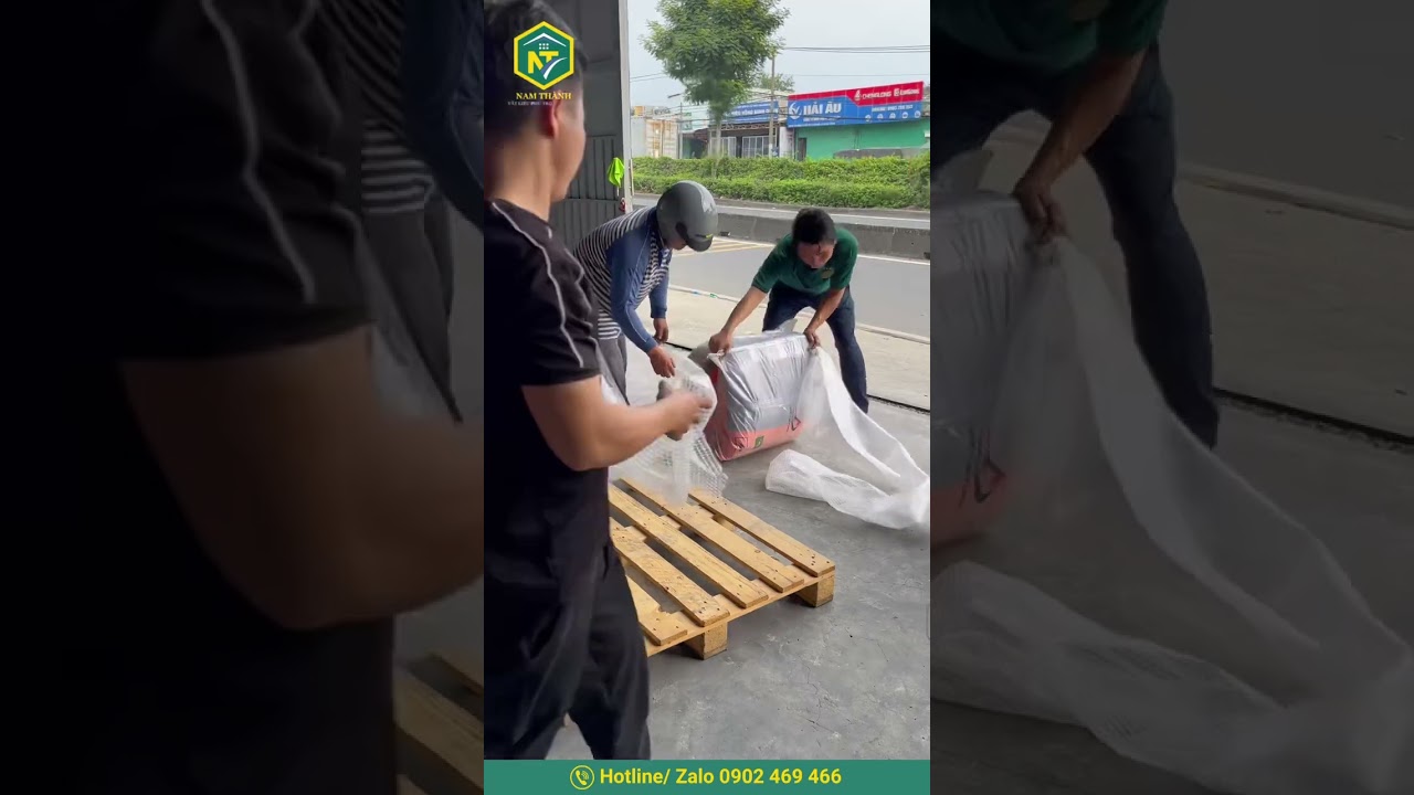 Giao hàng BẠT XANH CAM NHIỀU KHỔ đến tận công trình, giá sỉ tại kho