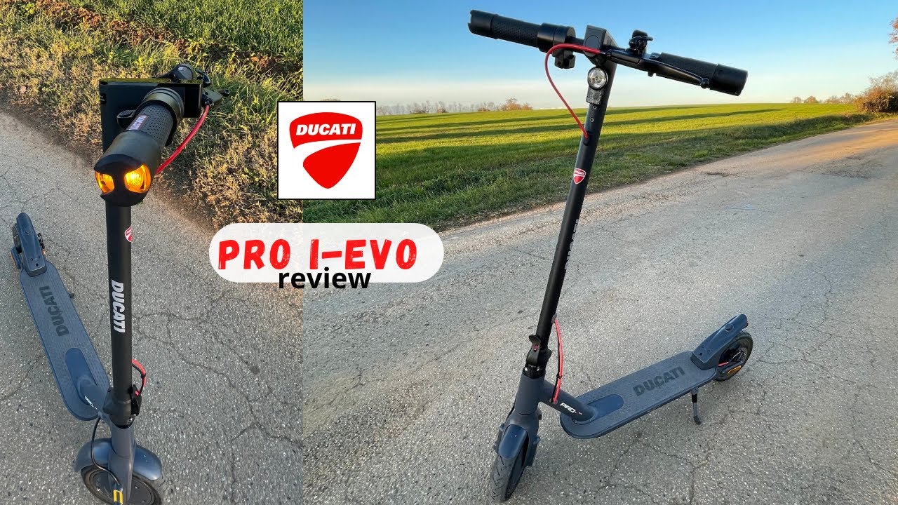 Ducati Pro I-Evo - Electric scooter with arrows - Review