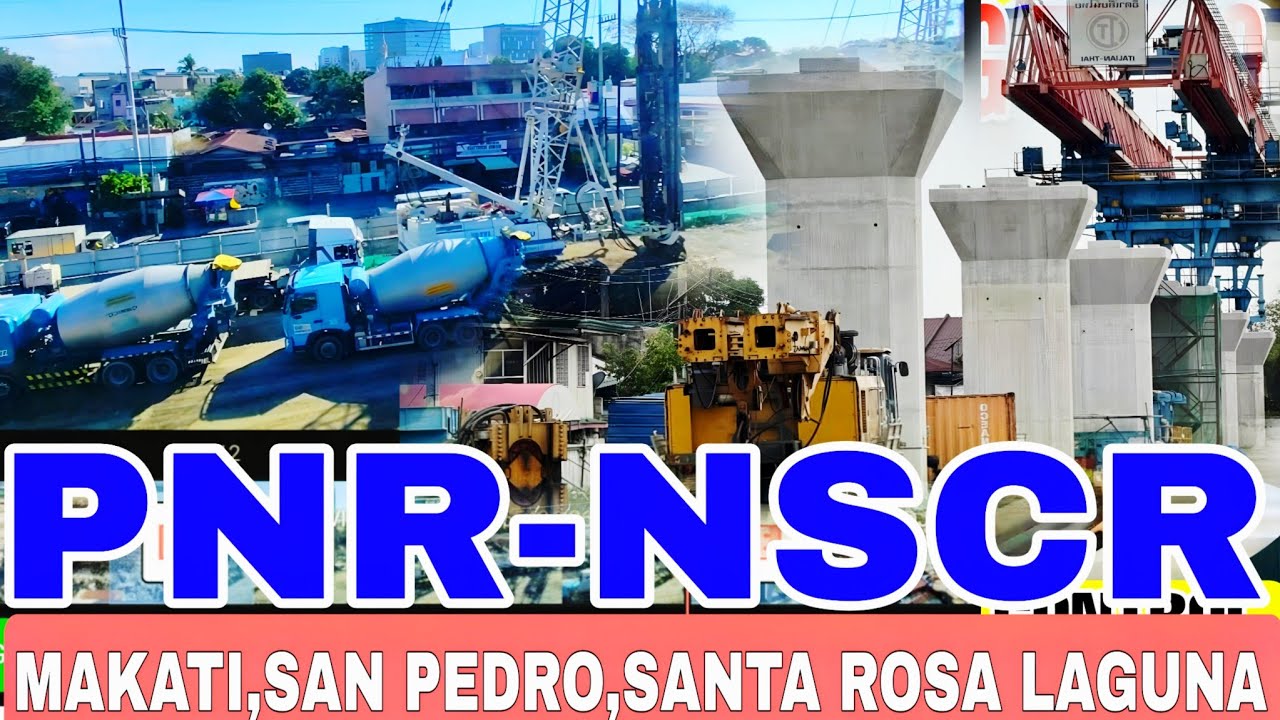 Pnr-Nscr Latest Update Today Makati,San Pedro to Santa Rosa Laguna Ang Laki na Ng Progress Fullblast