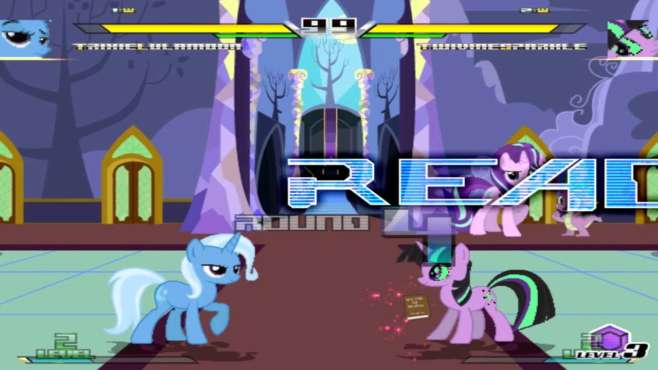 Mugen Fighting Is Magic Trixie Lulamoon VS Twivine Sparkle