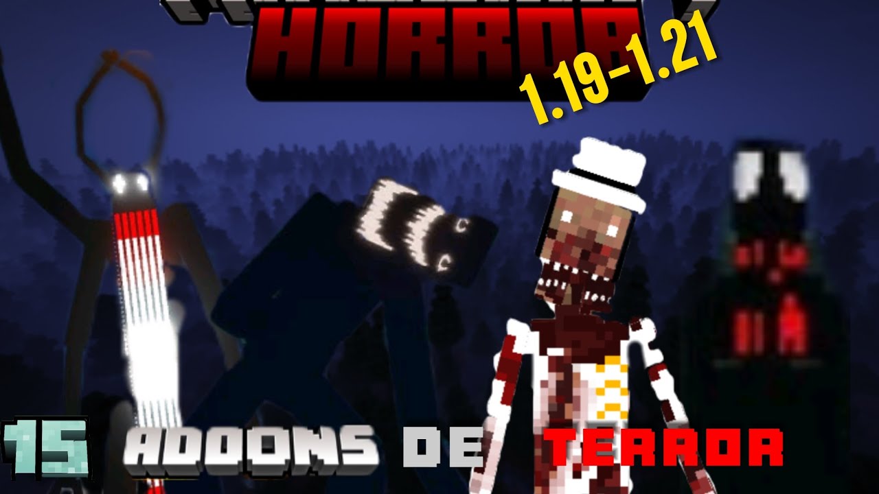 Top 15 addons de Terror para Minecraft Pe (1.19-1.21)