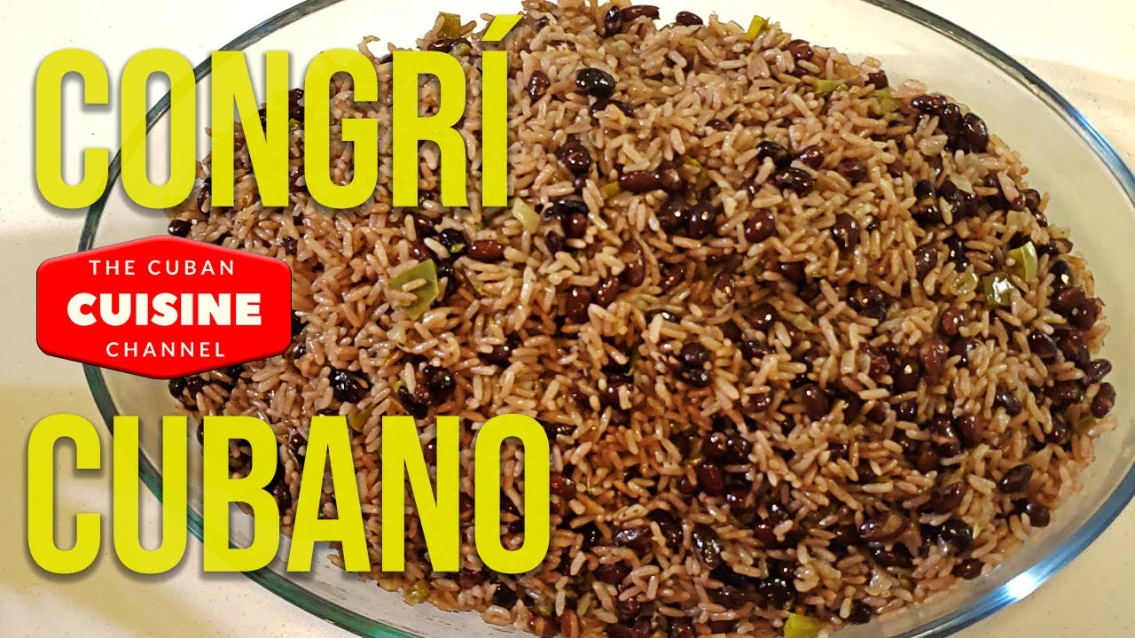 🚀ARROZ CONGRí CUBANO Como hacer arroz congrí la receta fácil y rápida🚀.