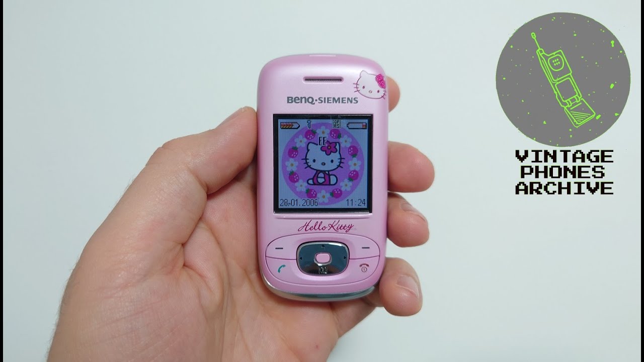 Benq-Siemens AL21 Hello Kitty Mobile phone menu browse, ringtones, games, wallpapers