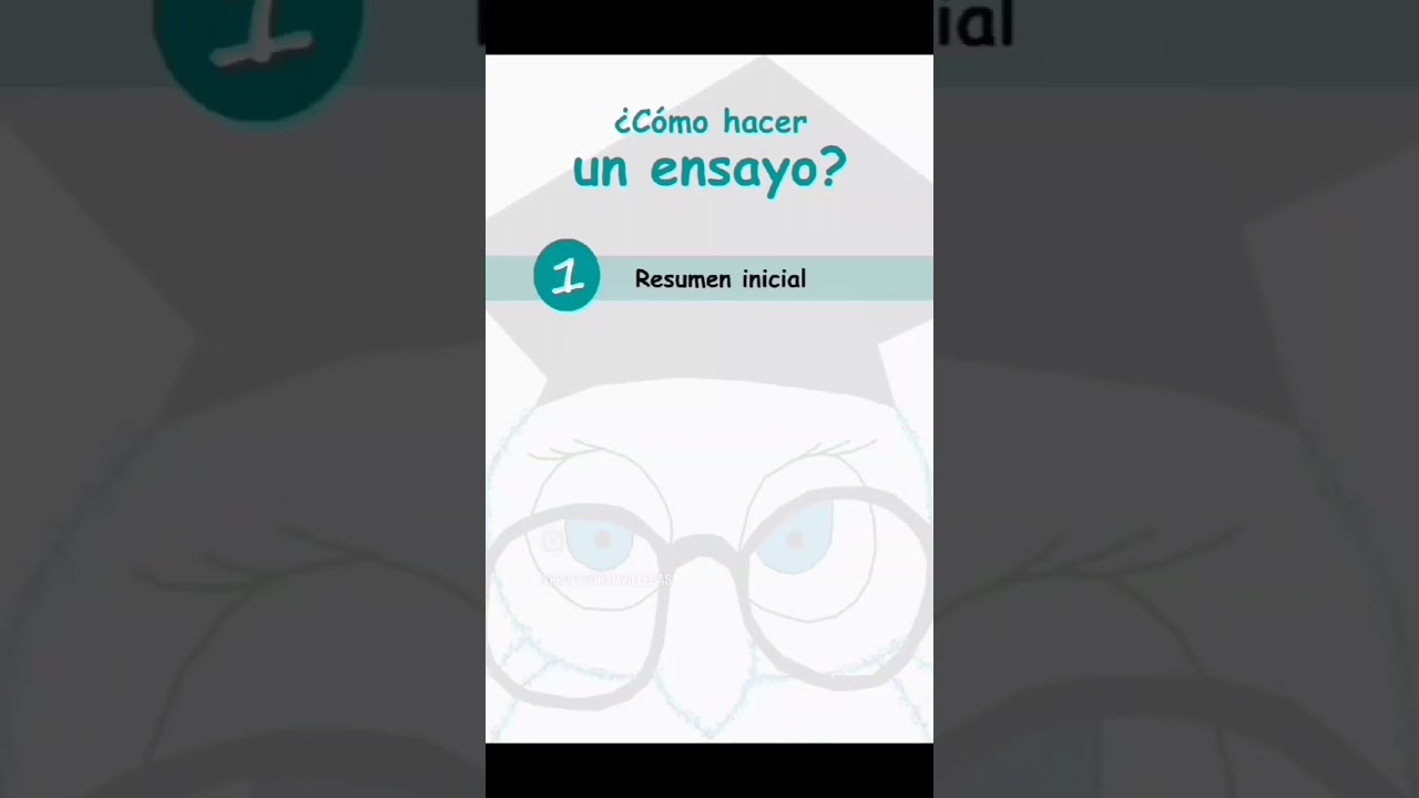 &iquest;C&oacute;mo hacer un ensayo? #redacci&oacute;n #ensayo
