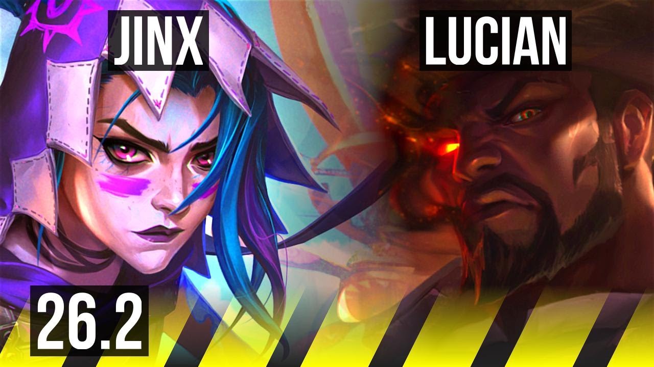 JINX & Nautilus vs LUCIAN & Milio (ADC) | 61K damage | NA Master | 26.2
