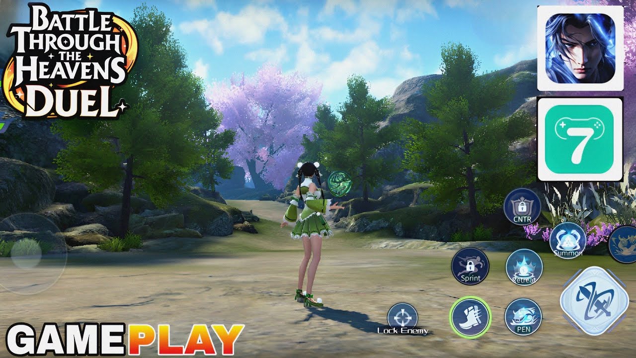 BATTLE THROUGH THE HEAVENS DUEL GAMEPLAY     BEST RPG GAME BY ( X7GAME  )FOR MOBILE  ( P-2 ) 